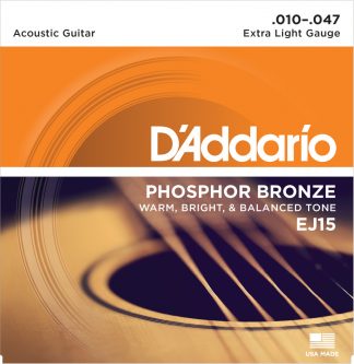 D'Addario Acoustic Guitar String EJ15 Front