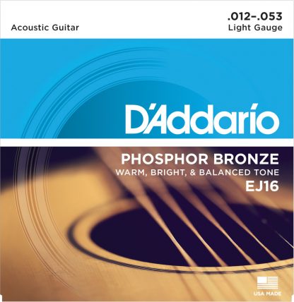 D'Addario Acoustic Guitar String EJ16 Front
